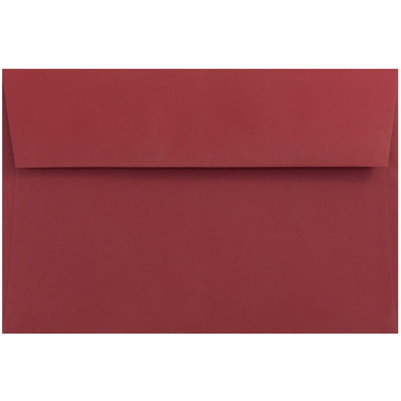 JAM Paper 6" x 9" Dark Red Premium Invitation Envelopes